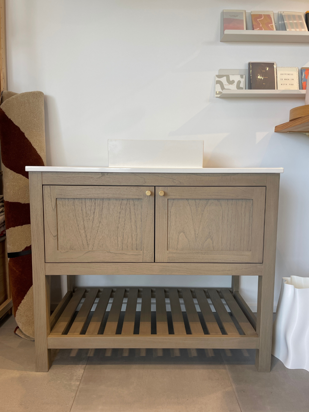 BESPOKE TIMBER VANITY - Hillsdale