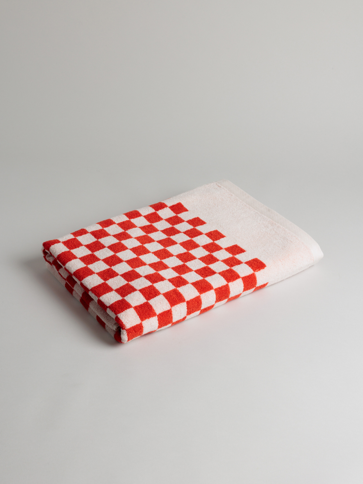 ROMAN ORGANIC COTTON POOL TOWEL - PALOMA SUN & ECRU