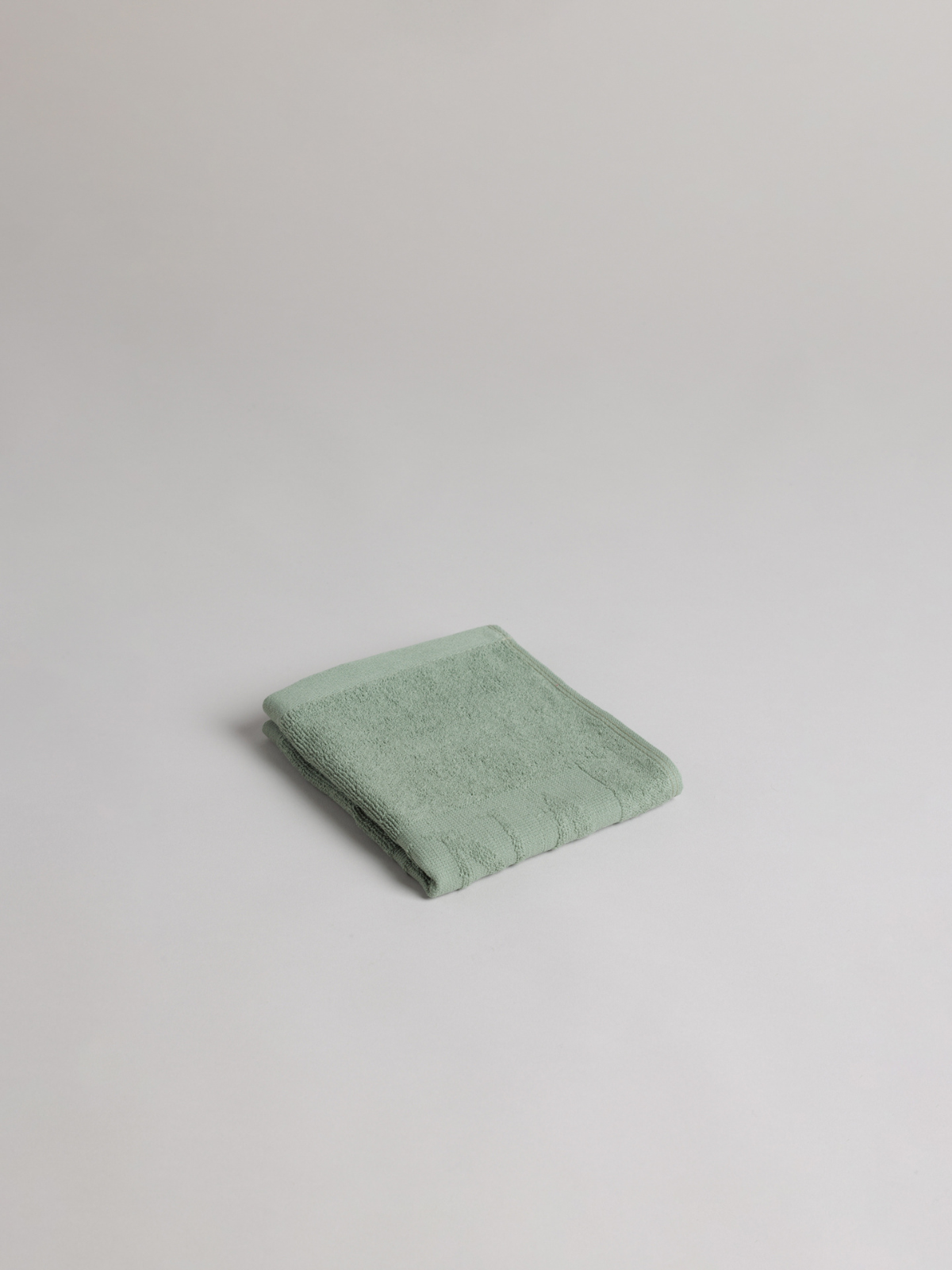 Agnes Organic Cotton Face Cloth - Sage