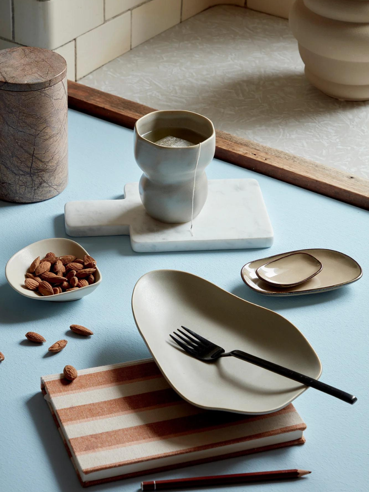 BROSTE Limfjord Bowl Small - Beige