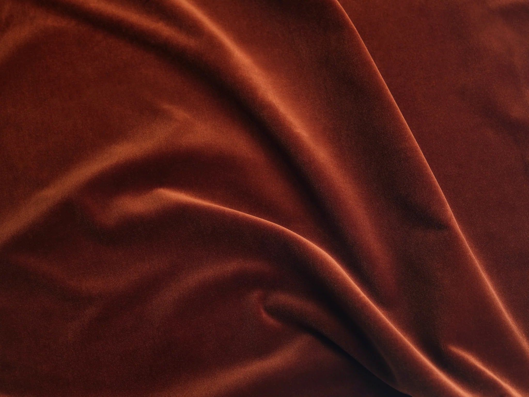 Lumbar Velvet - Chestnut