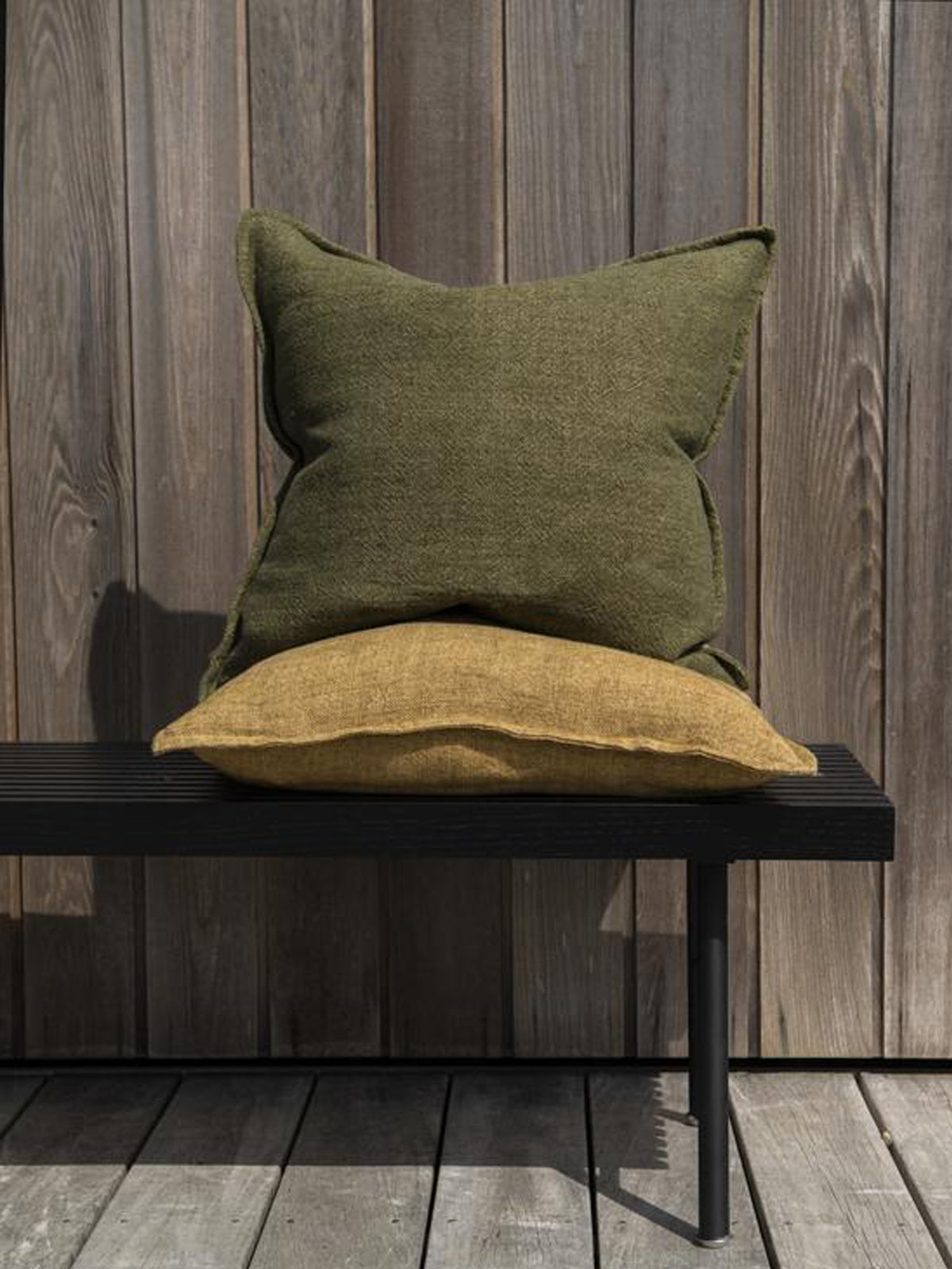 Flaxmill Cushion - Winter Moss