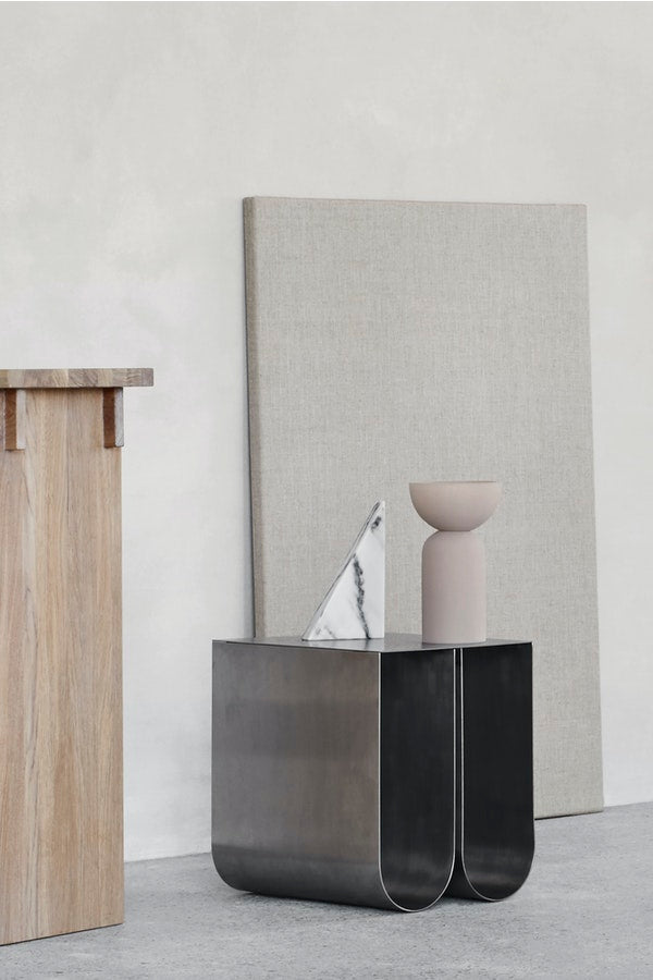 Dual Vase L Sand