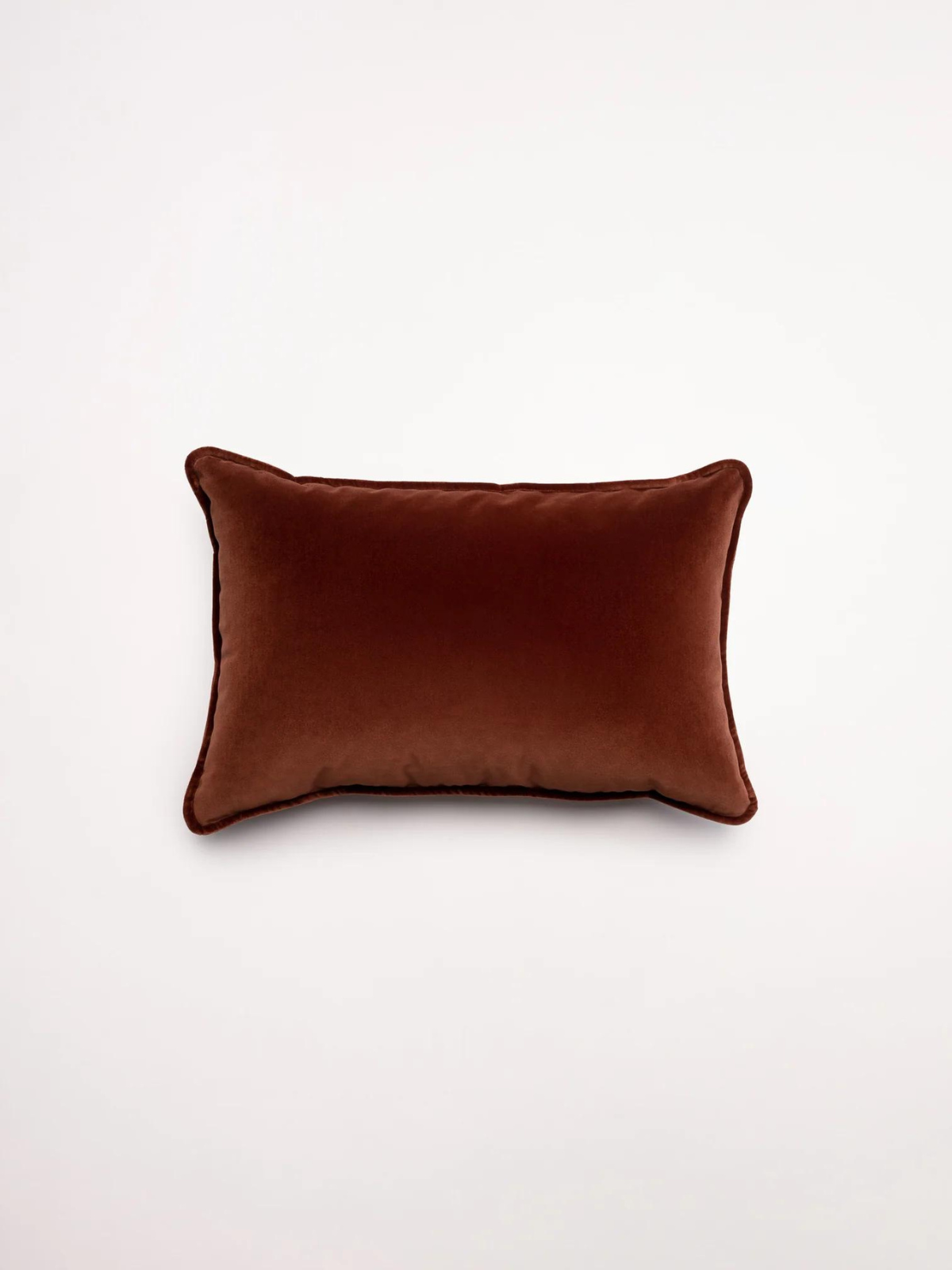 Lumbar Velvet - Chestnut