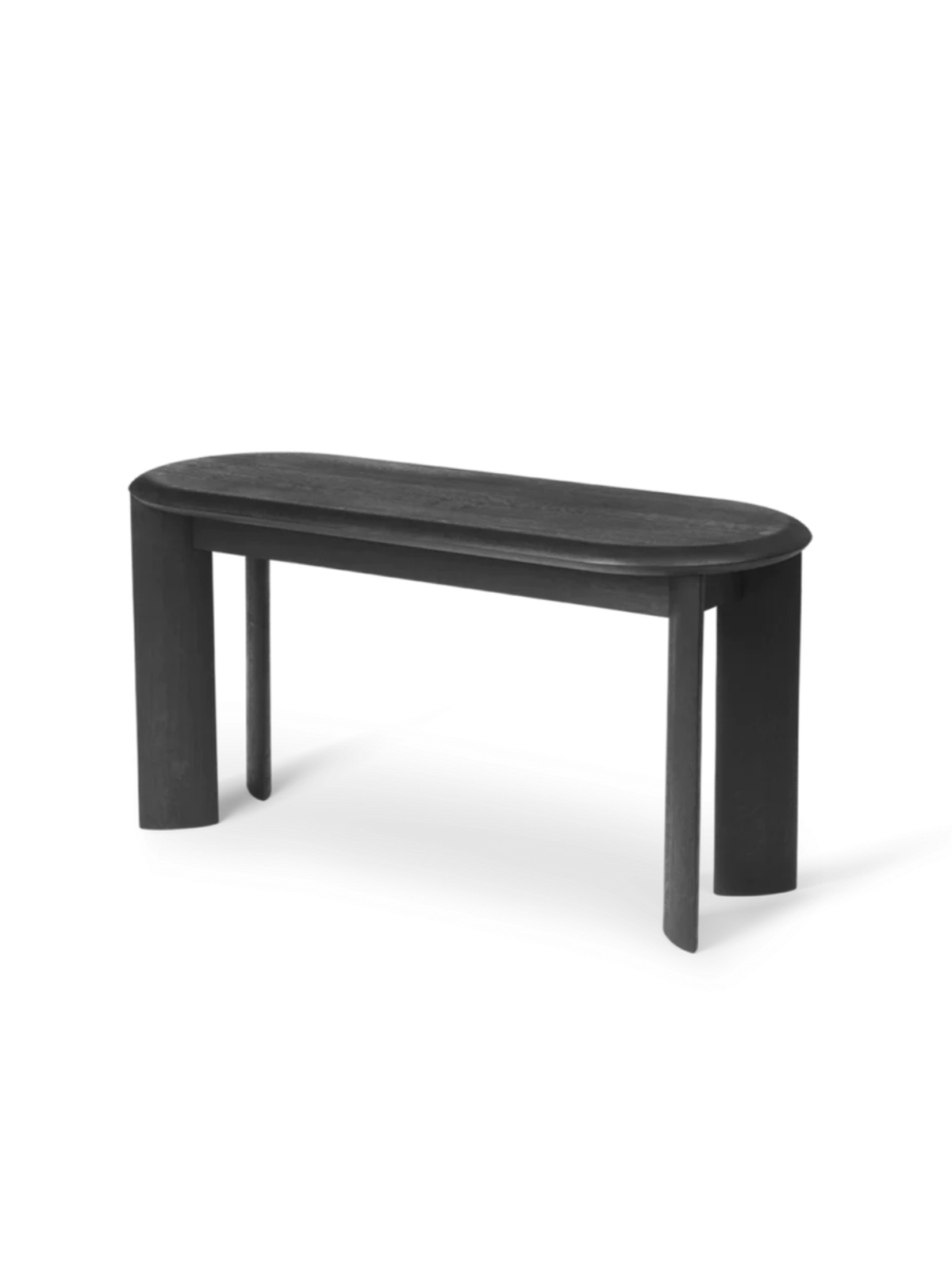 Bevel Bench - Black Oiled Oak