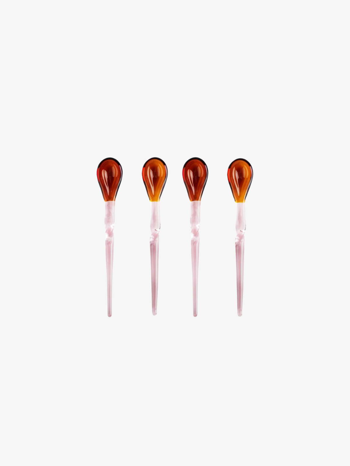 Broste Swirly Teaspoon Pink/Brown