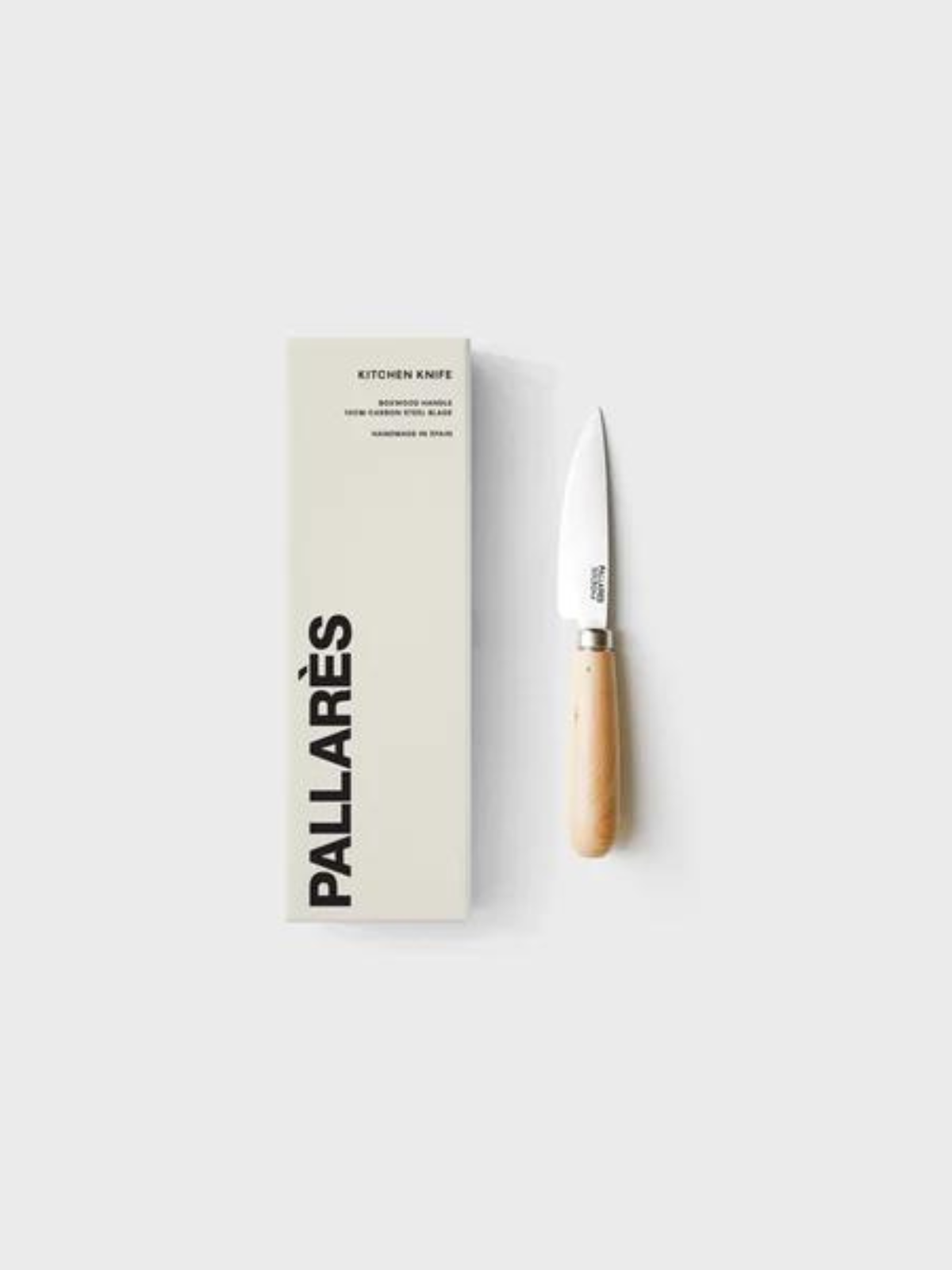 PALLARÈS BOX WOOD 10CM CARBON STEEL KITCHEN KNIFE