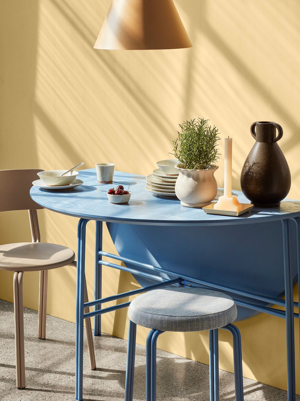 Flowerpot Alexa - Grey Sand