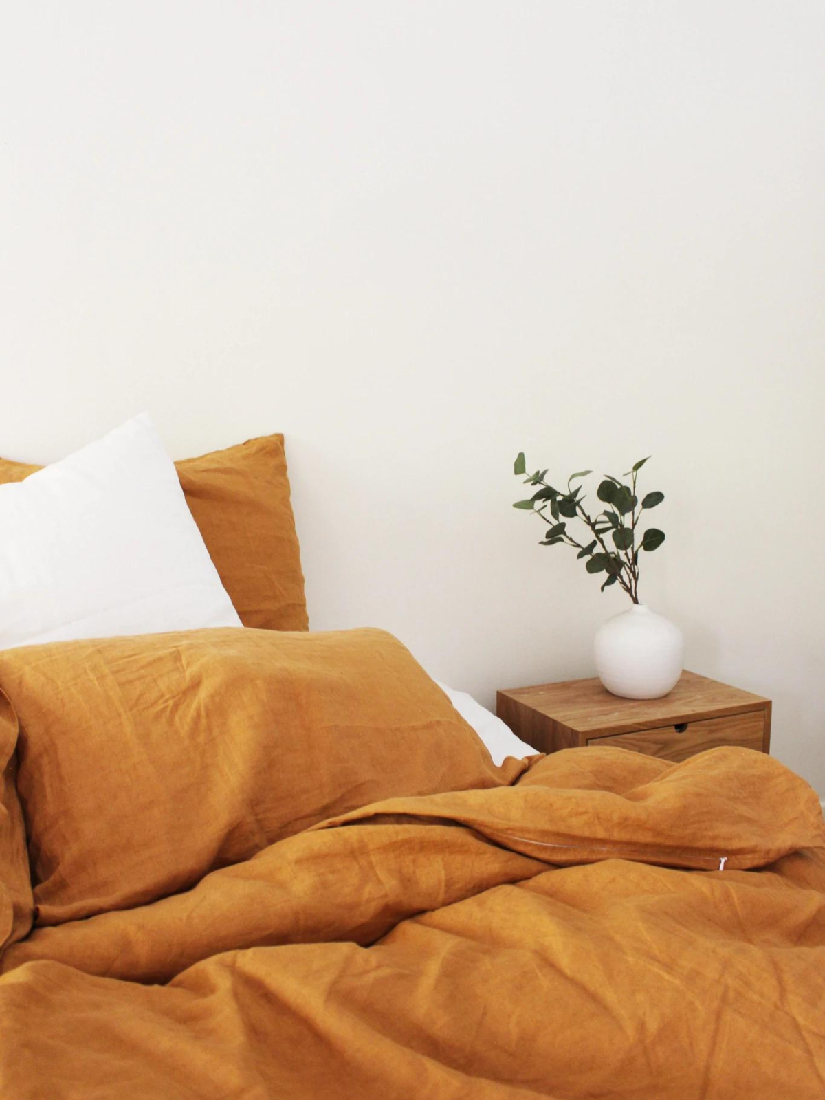 Linen Duvet Cover - Terracotta - Queen