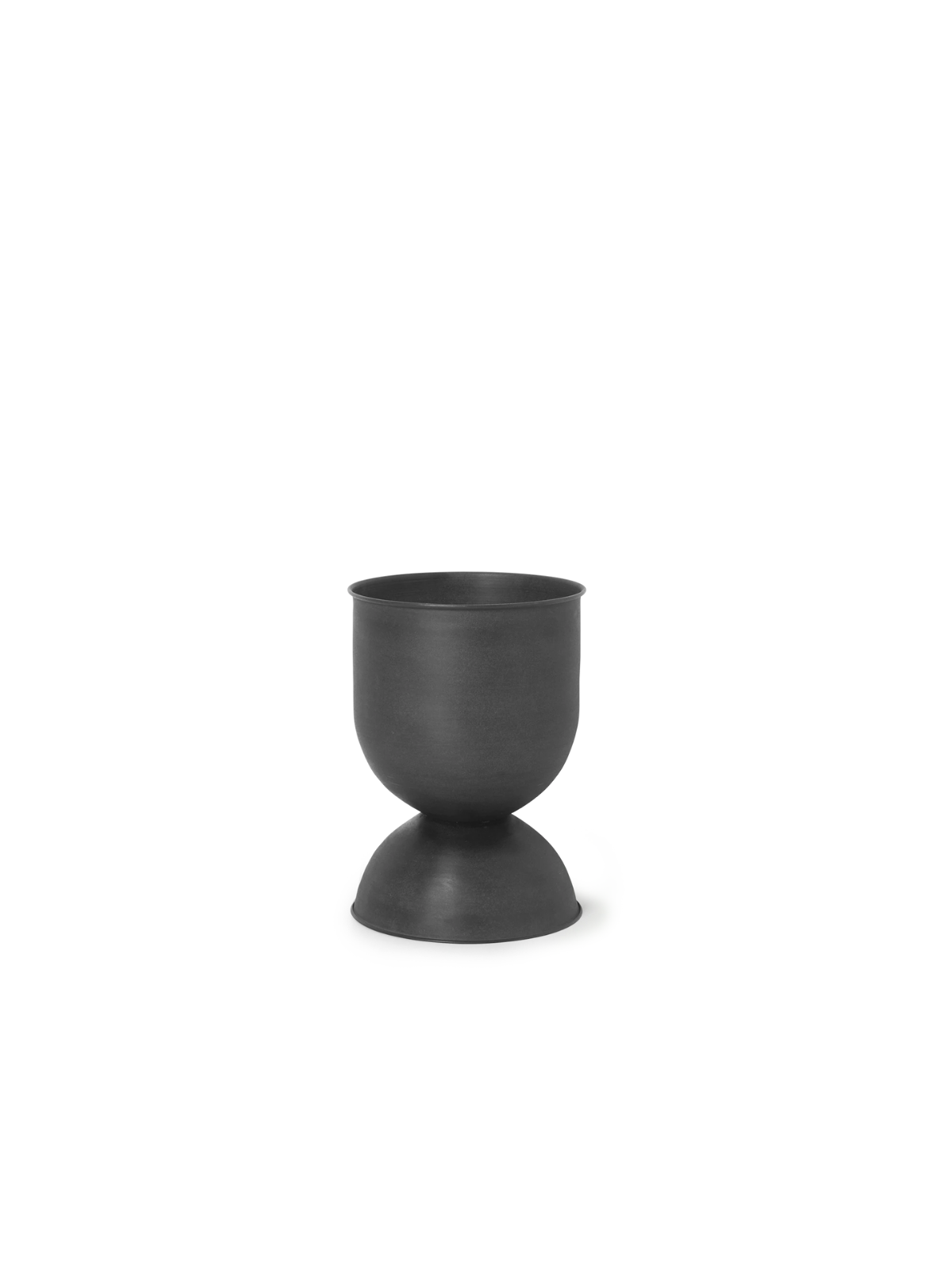 Hourglass Pot - Small - Black/Dark Grey