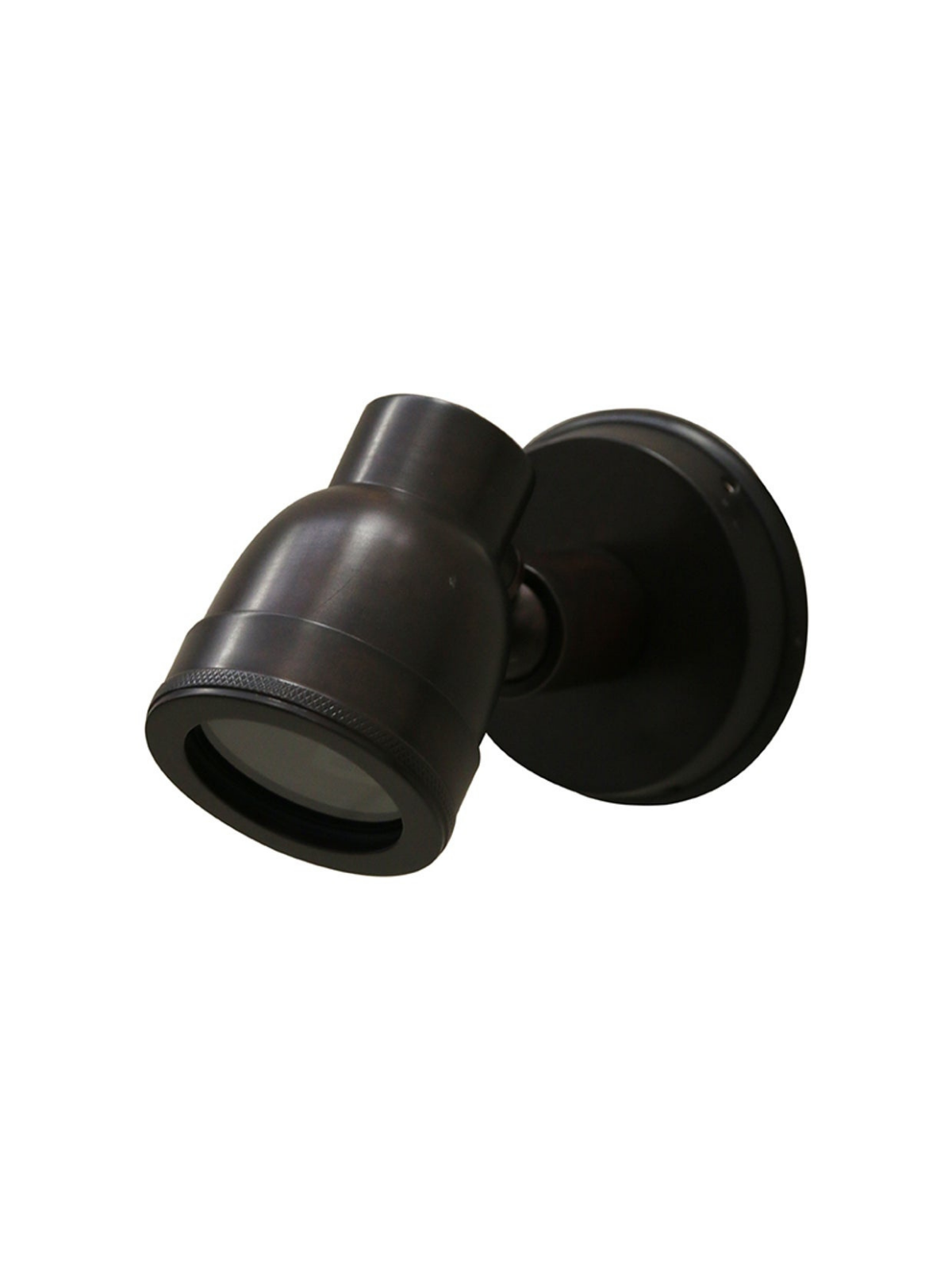 Outdoor IP54 Wall Mounted Brass Spotlight - Bronze