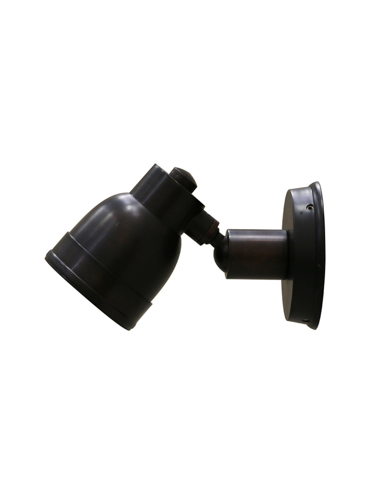 Outdoor IP54 Wall Mounted Brass Spotlight - Bronze