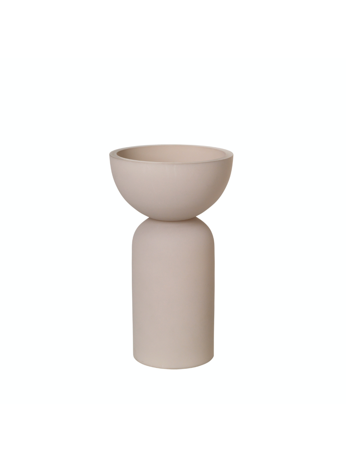 Dual Vase L Sand