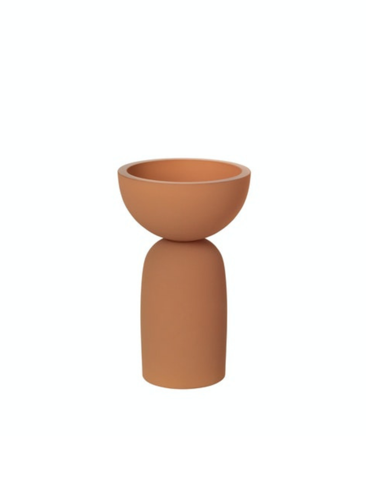 Dual Vase S Ocher