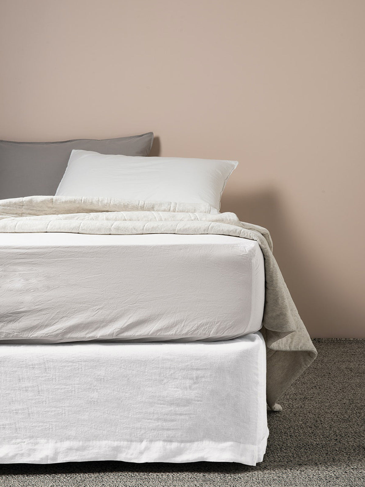 Sove Linen Valance - White