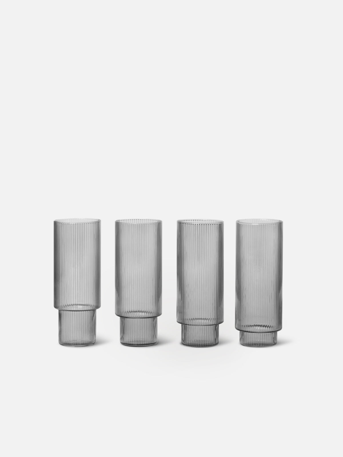 Ripple Long Drink Glass - Set of 4