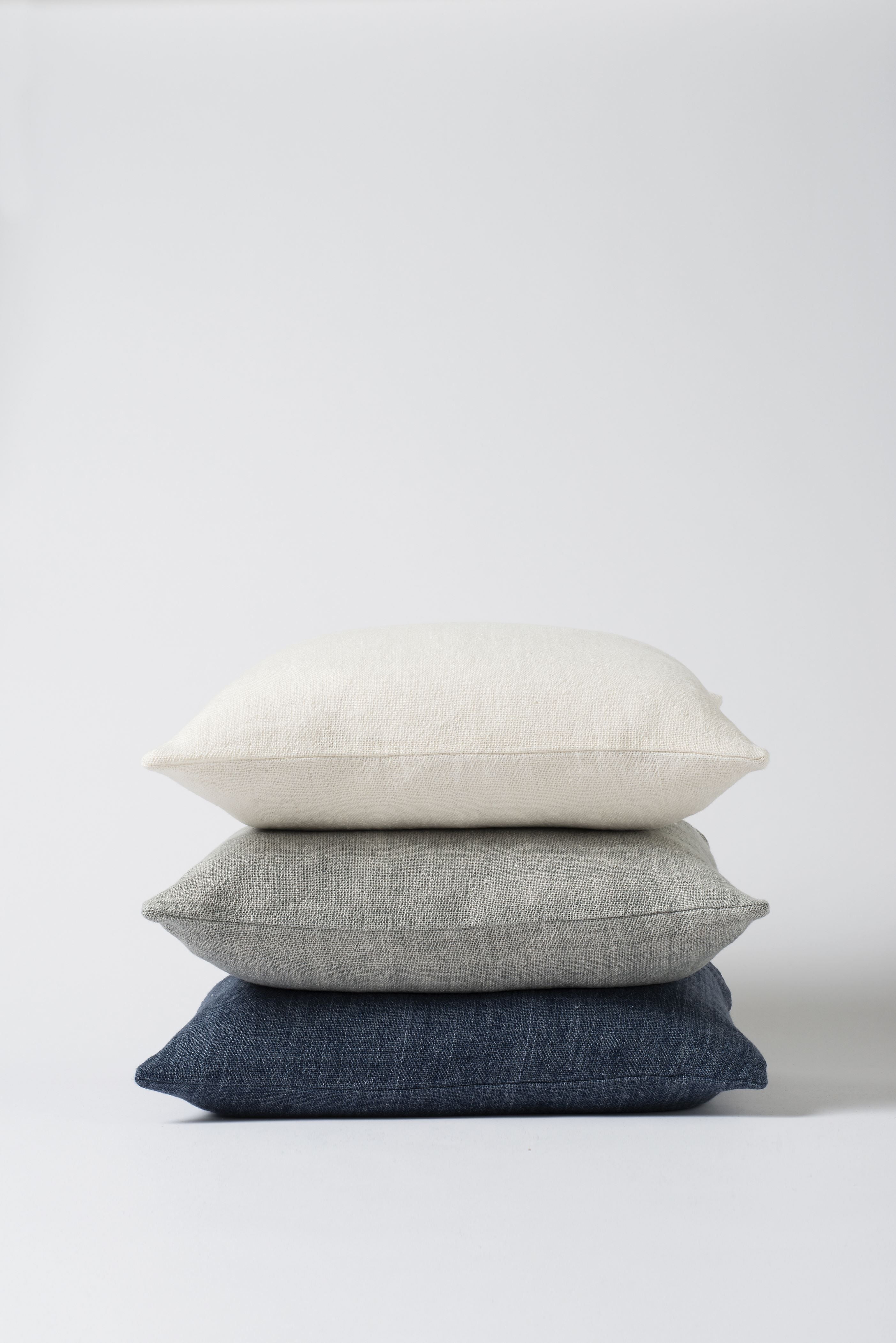 Heavy Linen Cushion - Ivory