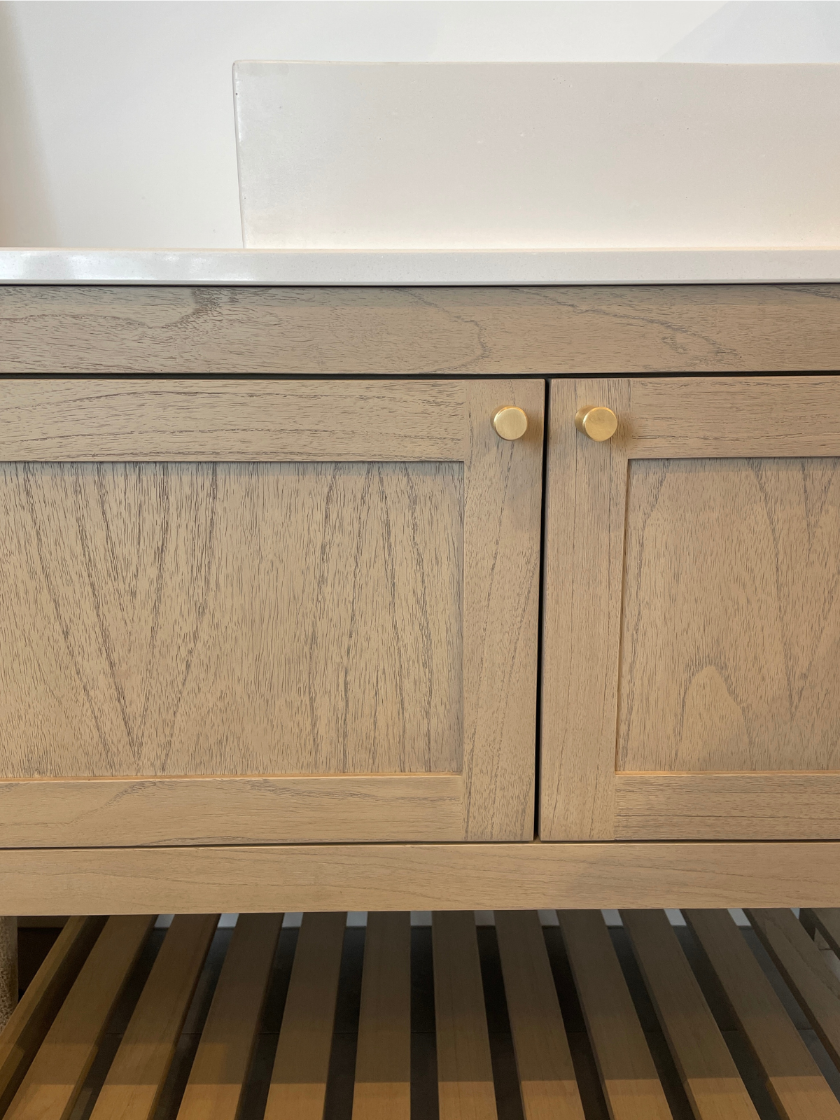 BESPOKE TIMBER VANITY - Hillsdale