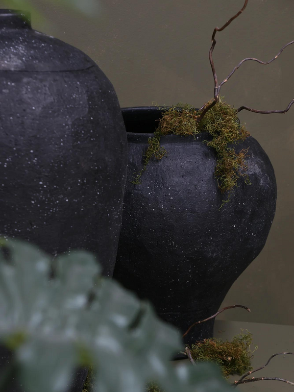 Saliano Floor Pot Black