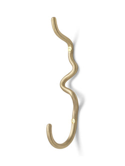 Single Curvature Hooks - Brass