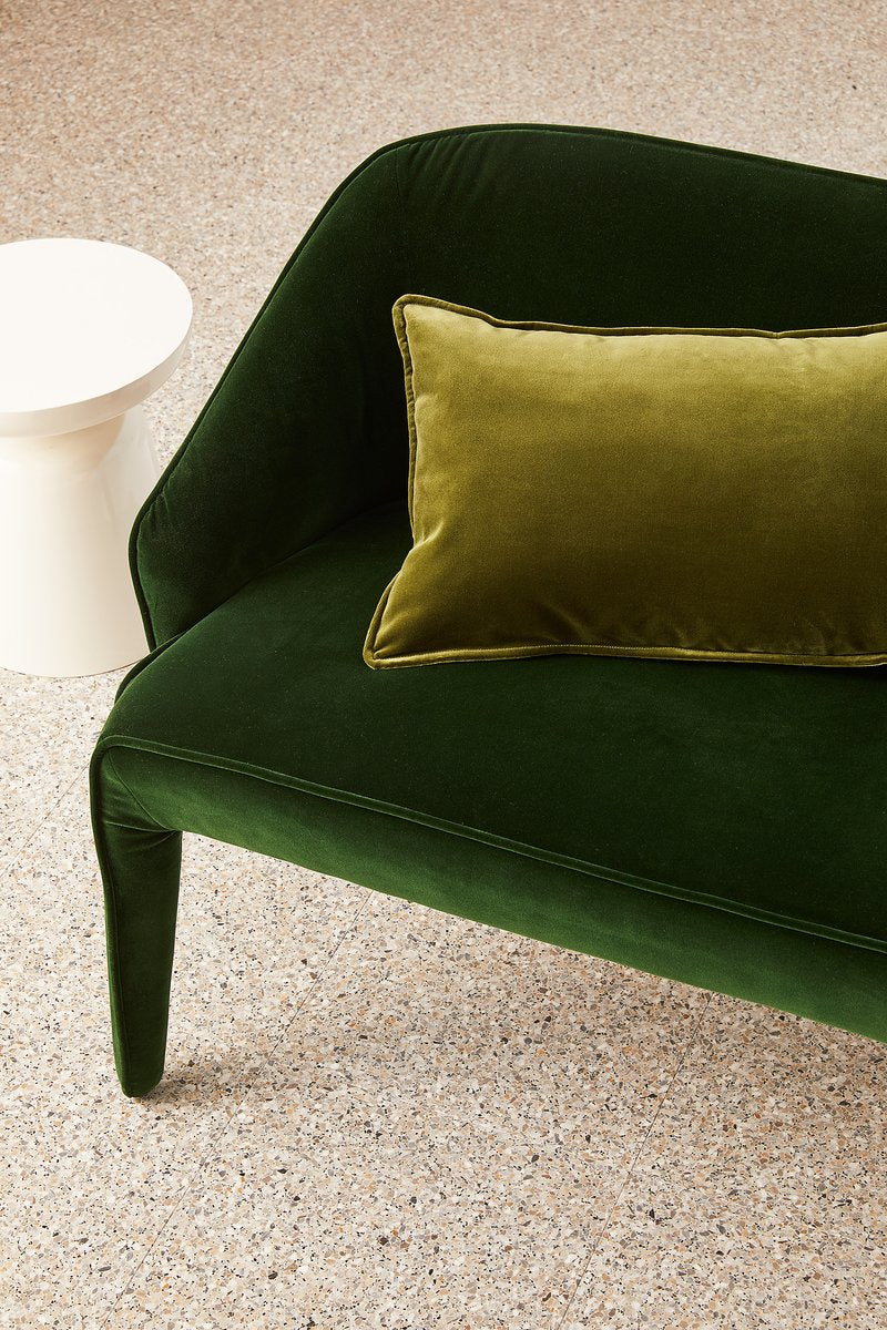 Lumbar Velvet - Sicilian Olive