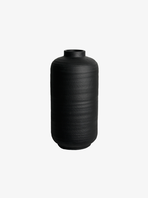 Ruben Modern Black Vase - Large