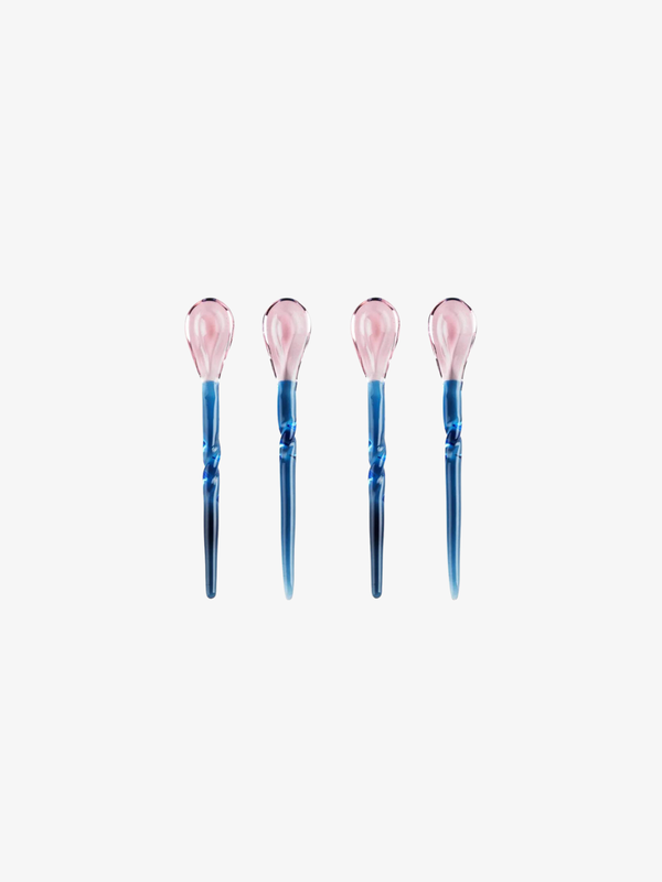 Broste Swirly Teaspoon Blue/Pink