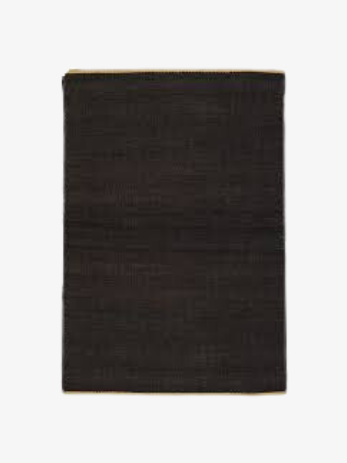 BLACK/NATURAL SISAL 100% JUTE RUG