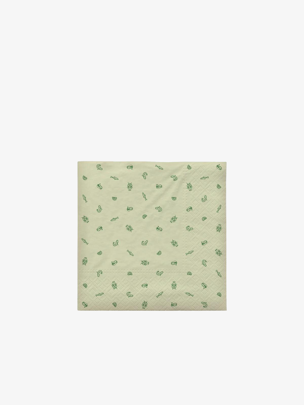 BROSTE Paper Napkin Sea - Jelly Green