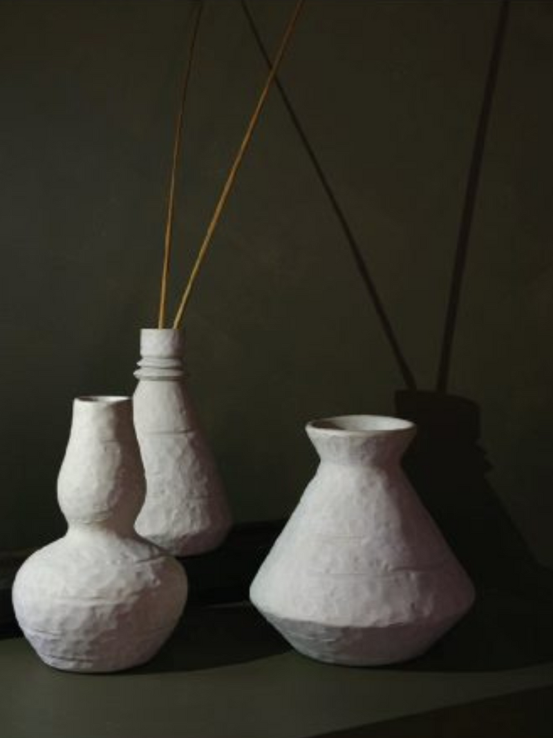 Calabria Pots - Cream