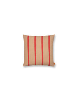 Grand Cushion - Camel/Red