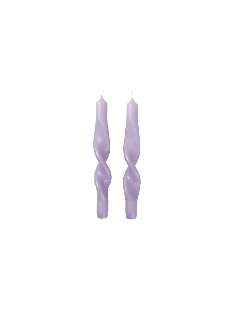BROSTE Candle Twist S/2 Orchard Light Purple