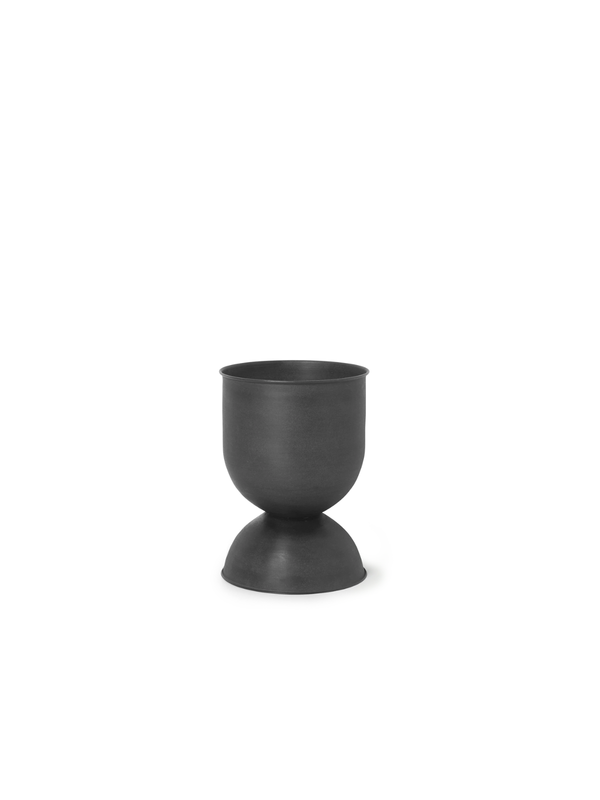 Hourglass Pot - Small - Black/Dark Grey