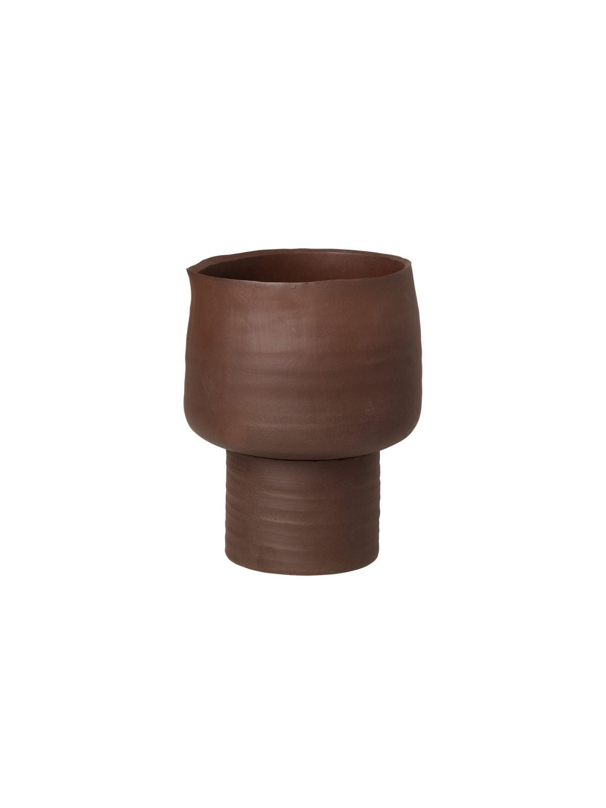 Axil Medium Red Clay Vase