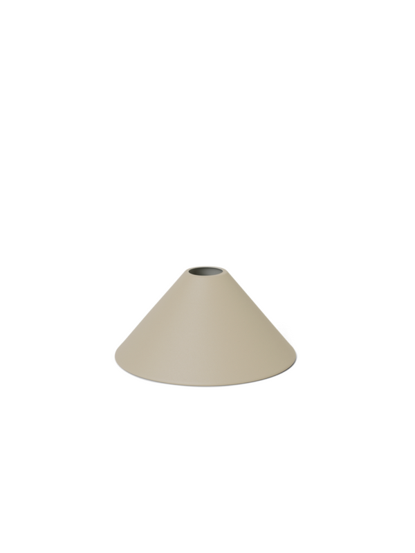 Cone Shade with Socket Pendant High  - Cashmere