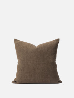 Heavy Linen Jute Cushion Cover - Bark