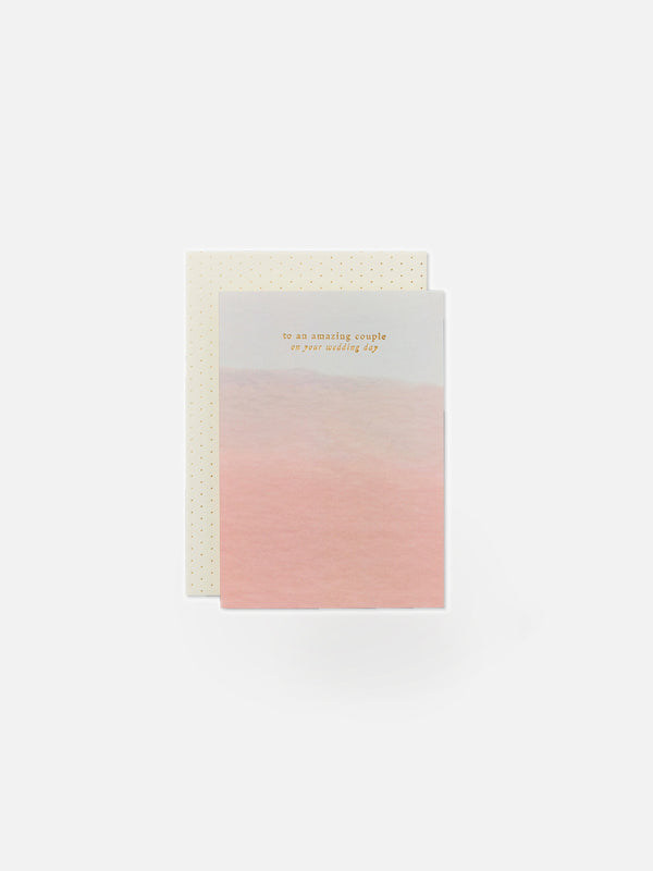 Amazing Couple Wedding Day Card